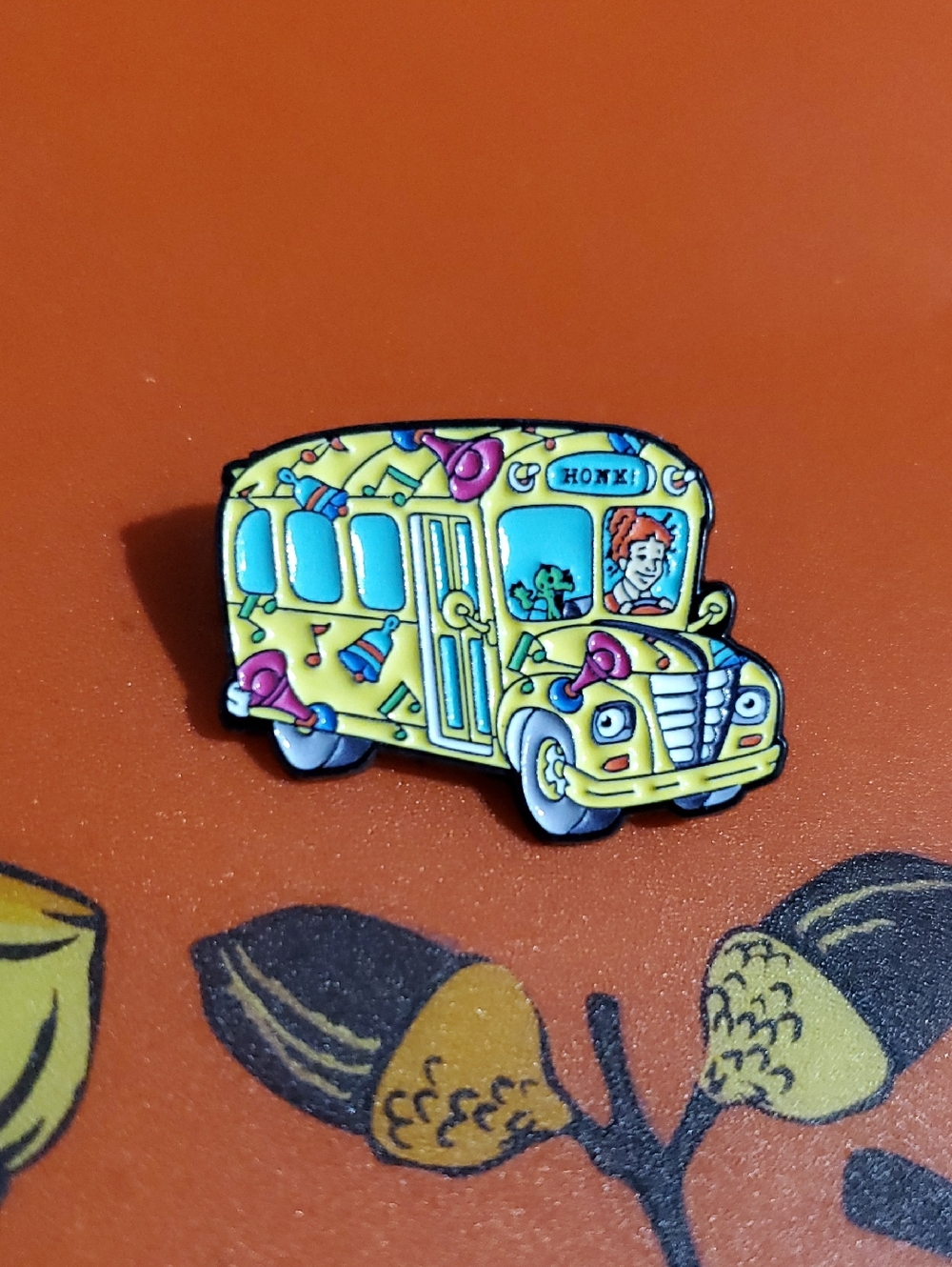 Magic School Bus Enamel Pin